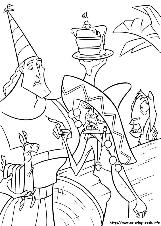 The Emperor's New Groove coloring picture